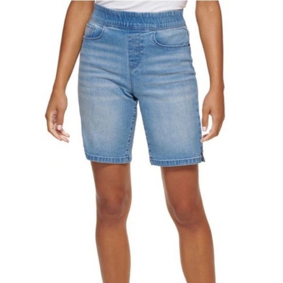 DKNY Jean Ladies’ Bermuda Short – Light Blue - Picture 1 of 4
